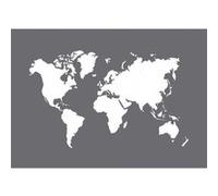 Pochoir carte du Monde A5 + spatule - Rayher Multicolore G