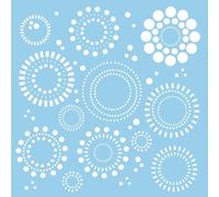 Pochoir, Cercles, 30x30 Cm, 1 Pce