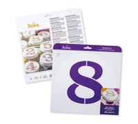 Pochoir Chiffre Gateau d´anniversaire D25 HUIT Chiffre 8 SC