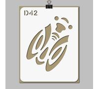 Pochoir cigale Provence - feuille polyéthylène de 94x121mm