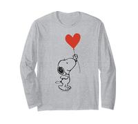 Pochoir Classique Peanuts Snoopy pour Saint-Valentin Motif cœur Manche Longue