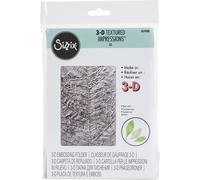 Pochoir créatif - Sizzix - Gabarit d'embossage 3D 'Leaf Veins' - 10,8 x 15,9 cm - Plastique