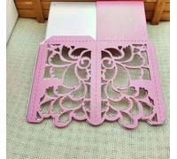 Pochoir creux en métal pour boîte de lanterne 13,5 x 15,7 cm, pochoirs de vœux pour cartes de vœux, fournitures d'artisanat