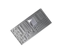 Pochoir de calendrier en plastique polyvalent pour les calendriers d ' objectifs, les listes de choses à faire, doté de surfaces et de grilles faciles à nettoyer, d ' une règle de planification du
