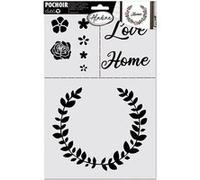 Pochoir de décoration - Couronne - Aladine Blanc G