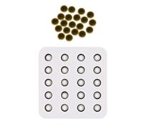 Pochoir de découpe | Moule à cellules de cire anti-adhésif à 20 trous - Résistant à la chaleur et anti-adhésif - Outils de maintien manuels pour les amateurs débutants urbains, commerciaux et