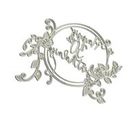 Pochoir de découpe pour anniversaire - Couronne d'anniversaire - Acier au carbone - Tampon de découpe - Scrapbooking - Outil de gaufrage pour la fabrication de cartes - Véhicules en métal