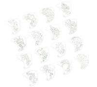 Pochoir de dessin avec surfaces lisses pour un nettoyage facile et des applications cosmétiques professionnelles pour enfants