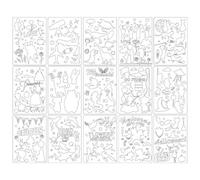 Pochoir De Dessin En Forme D'animaux De Compagnie, 15 Pièces, 8x11.5 Pouces, Pour Décoration Murale, Porte, Fenêtre, Halloween