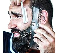 Pochoir de façonnage de barbe pour boucin, moustache, pattes, poils du visage, guide de toilettage pour homme