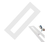 Pochoir de ligne de parking - Pochoir de ligne droite pliable, modèle de stationnement réutilisable en silicone pour peinture de béton asphalté, lignes de parking et de chaussée, 215x10cm
