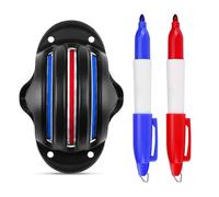 Pochoir de marquage de balle de golf, outil de marquage d'alignement de balle de golf,Marqueur de balle résistant à la décoloration, séchage rapide - Outil d'alignement