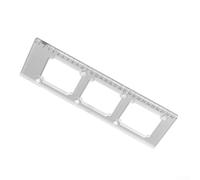 Pochoir de montage de douille en acrylique avec espacement de 72 mm pour installation d'interrupteurs standard CN 86, outil de guidage de perçage de 8 mm d'épaisseur pour prises murales et d'armoire,