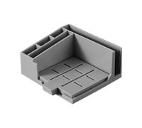 Pochoir De Notes Autocollantes, Aide À L'organisation De La Pensée, 11,1 X 10 X 5 Cm, Distributeur De Notes, Boîte De Rangement De Modèles De Mémos Autocollants, Facile À Utiliser, Pour L'école, La Ma