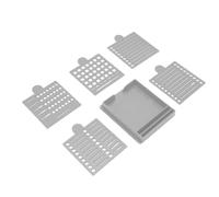 Pochoir de notes autocollantes portable, réutilisable, facile à utiliser, organisateur de liste de bâtons, planificateur de notes autocollantes avec cinq pochoirs différents pour