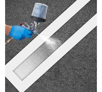 Pochoir de Parking, Modèle de Fil Réutilisable Pliable en Silicone Pochoir de Ligne de Parking pour Peinture de Béton Asphalté Lignes de Parking et de Chaussée