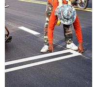 Pochoir de Parking, Pochoir de Ligne de Parking,Modèle de Fil Réutilisable Pliable en Silicone Pochoir de Ligne de Parking pour Peinture de Béton Asphalté Lignes de Parking et de Chaussée