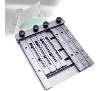 Pochoir de pâte à souder, table d'impression manuelle en maille d'acier avec échelles, fixation double face de précision pour sérigraphie SMT