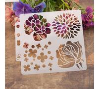 Pochoir De Peinture Avec Aérographe Pour Arbre, Bricolage, Scrapbooking, Pour Album, Artisanat, Réutilisable, 9 Pièces/Ensemble