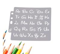 Pochoir De Peinture En Spray Alphabet - Pochoir De Peinture Réutilisable, Peinture En Spray Pour Lettres Portables | Modèles De Peinture Par Pulvérisation Câble Multiusage, Modèles De Lettres