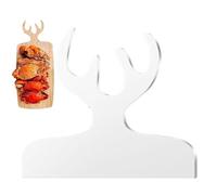 Pochoir de planche à découper en acrylique - Pochoir de planche à découper en acrylique pour charcuterie de Noël - Pochoirs de traçage pour menuiserie, outils de guide de coupe pour petit