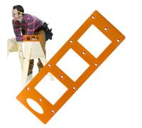 Pochoir de prise électrique, montage mural et boîte avec trou de suspension | Utilisation polyvalente - Modèle de support de montage stable pour cloison sèche pour prise de table de chevet ou prise