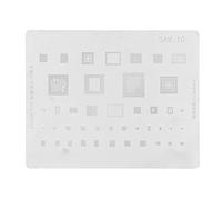 Pochoir de reballage en Acier Inoxydable, modèle de retouche pour réparation de téléphone Portable S10 S10 + NOTE10, espacement CPU 0.12mm