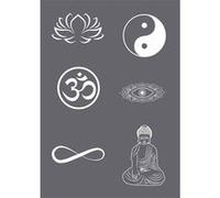 Pochoir de sérigraphie A5 - Symbole - Rayher Transparent G