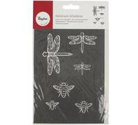 Pochoir de sérigraphie Insectes A5 Gris G
