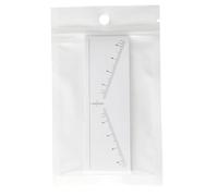 Pochoir de shaper de sourcils - Pochoir de sourcils blancs portables 25x | Positionnement des autocollants, défini à partir du front, kit de cartographie, outil d'amis,