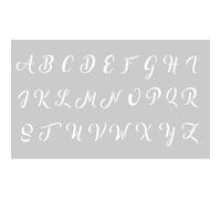 Pochoir Déco 12x20 Cm Alphabet Majuscule N°3