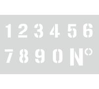 Graine Créative Pochoir 12 x 20 cm - Chiffres n°2