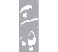 Pochoir déco 15x40 cm Toucan