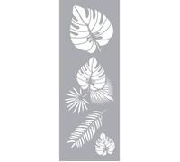Pochoir déco 15x40 cm Tropical
