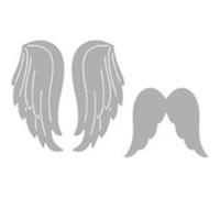 Pochoir d'embossage ailes d'ange 3 et 4,7cm 2 pièces - rayher G