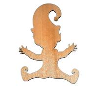 Pochoir empreintes de Noël, motif de Noël pour décoration de Noël | Pochoirs à empreintes de bois pour sols, fenêtres et , pochoirs d'empreintes de pas de Noël DIY