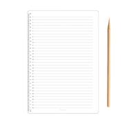 Pochoir en plastique transparent d'espacement de 0,9 cm pour dessin en ligne droite, règle d'écriture, guide de lettrage avec bâton en bois pour enveloppe de journal
