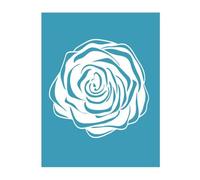 Pochoir En Soie Auto-Adhésif À Fleurs De Rose, Impression Sur Écran, Transfert De Maille Pour T-Shirt, Oreiller, Sacs En Tissu, Textile
