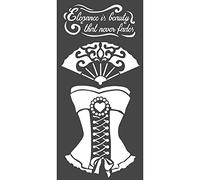 Pochoir épais 12X25 cm - Corset