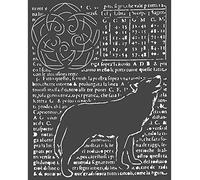 Pochoir épais 20X25 cm - Loup