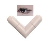 Pochoir eyeliner - Stylo de maquillage 2 en 1 avec pointe précise - Stylo eyeliner longue durée, imperméable et résistant aux taches - Pour les yeux éveillés, la mise en forme des sourcils, les