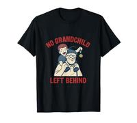Pochoir Fantaisie « No Grandchild Left Behind Grandpa » T-Shirt