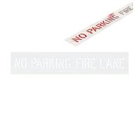 Pochoir Fire Lane, outil pliable en silicone, marqueur de coupe précise avec bordure, de béton réutilisable, entrepôt en plein air, école, quai de chargement d' d'hôpital, route privée