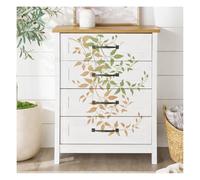 Pochoir floral élégant classique Silhouette de fleurs et de vignes 35 cm x 74 cm Grand modèle réutilisable pour peinture sur murs et meubles botaniques Décoration murale chambre à coucher