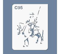 Pochoir gardian Provence - Taille L feuille 283x364 mm