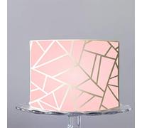 Pochoir géométrique pour gâteau, 20,3 x 24,1 cm - Pochoir à gâteau et biscuits, à utiliser pour ajouter de la texture