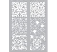 Pochoir - Graine Créative - Hindou - Plastique - Multicolore - 15,3 x 11,4 cm