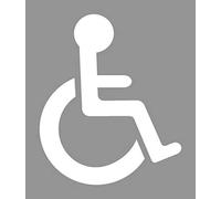 POCHOIR"HANDICAPE" 1X1,20M (SIGNALISATION HORIZONTALE)