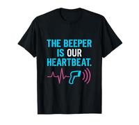 Pochoir industriel Beeper Is Our Heartbeat Graphic T-Shirt