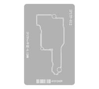 Pochoir IPX17 de reballage de couche intermédiaire pour 17Air/17Pro Steel Fixture Steel Mesh Tool